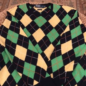 POLO Argyle sweater